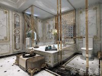 巴洛克風格別墅室內(nèi)裝修裝飾效果展示-1010-09