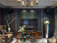 美式風格別墅室內裝修裝飾效果展示-1018-02