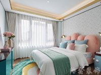 輕奢風(fēng)格別墅室內(nèi)裝修裝飾效果展示-1032-07