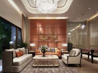 輕奢風格別墅室內裝修裝飾效果展示-1035-02