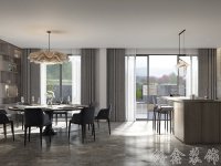 現(xiàn)代風格別墅室內裝修裝飾效果展示-1045-02