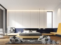 現(xiàn)代風格別墅室內裝修裝飾效果展示-1045-05