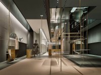 服裝專(zhuān)賣(mài)店室內(nèi)裝修裝飾設(shè)計(jì)效果-1119-02