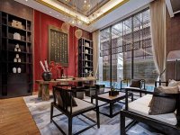 中式風格會所室內(nèi)裝修裝飾設計效果-1162-04