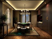 中式風格會所室內(nèi)裝修裝飾設計效果-1170-05