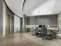 現(xiàn)代網(wǎng)紅辦公室裝修裝飾設計效果-1590-05