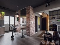 工業(yè)風格家居裝修裝飾室內(nèi)設(shè)計效果-A503-4-2