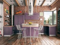 工業(yè)風格家居裝修裝飾室內(nèi)設計效果-A514-6