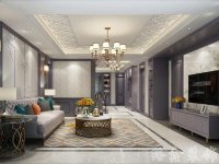 歐式風格家居裝修裝飾室內(nèi)設計效果-A707-4