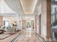 歐式風格家居裝修裝飾室內(nèi)設計效果-A718