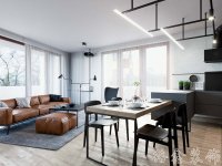 現(xiàn)代風格家居裝修裝飾室內(nèi)設計效果-A8100-3