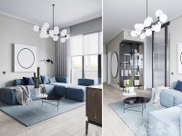 現(xiàn)代簡(jiǎn)約家居裝修裝飾室內(nèi)設(shè)計(jì)效果-B915