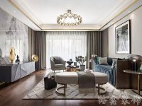 現(xiàn)代輕奢家居裝修裝飾室內(nèi)設計效果-D219