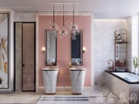 現代網紅風家居裝修裝飾室內設計效果-F503-7